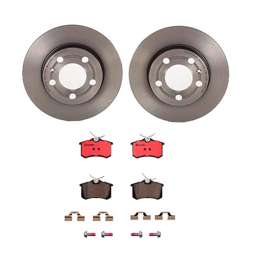 Audi Brembo Brake Kit – Pads and Rotors Rear (239mm) (Ceramic) 8E0698451L – Brembo 1541099KIT