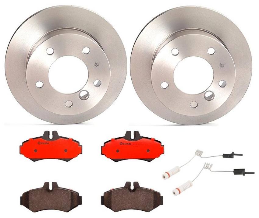 Brembo Brakes Kit – Pads and Rotors Rear (272mm) (Ceramic)