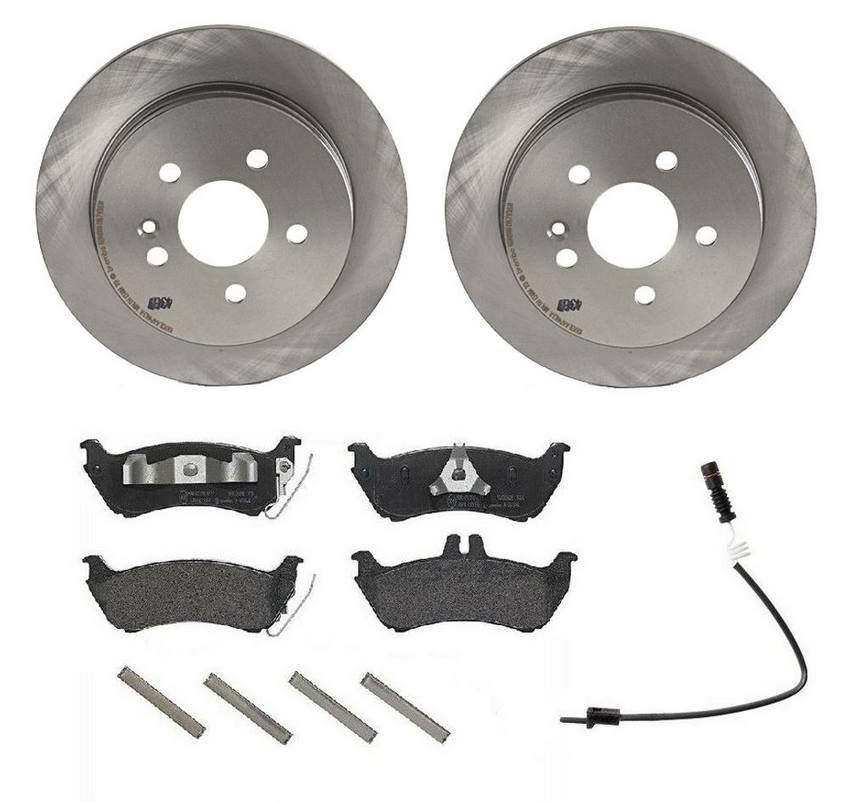 Mercedes Brembo Brakes Kit – Pads and Rotors Rear (285mm) (Low-Met) 1635401417 – Brembo 1541189KIT