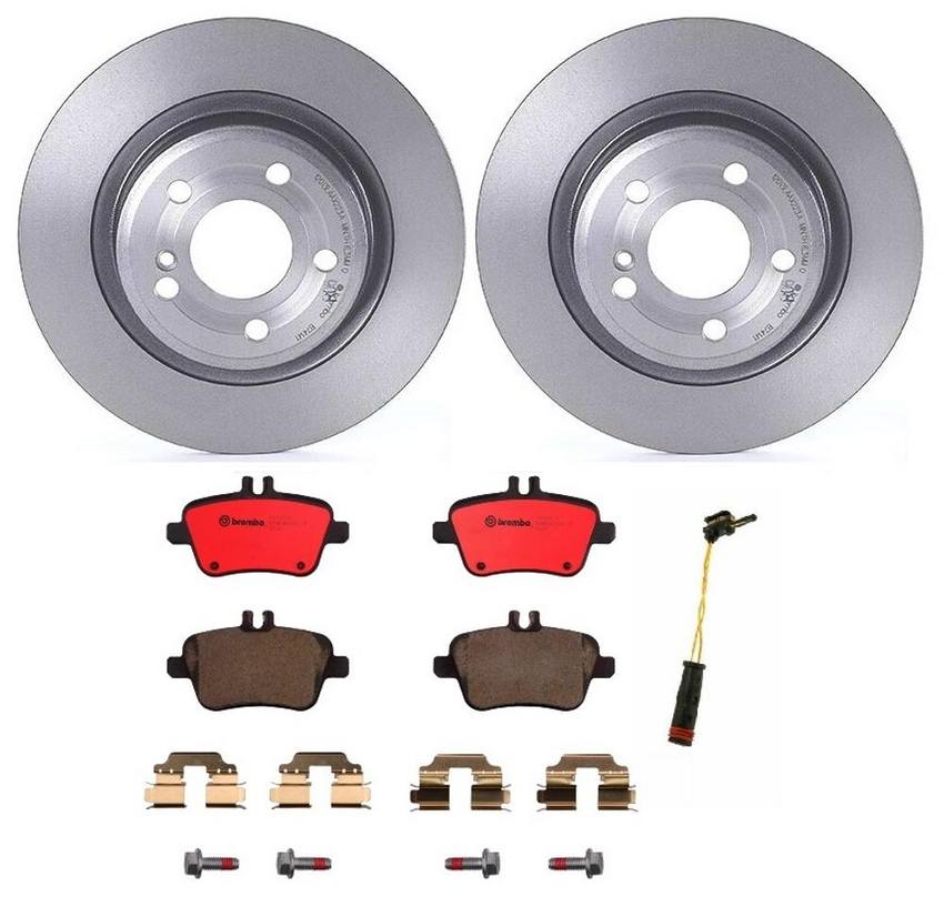 Brembo Brakes Kit – Pads and Rotors Rear (300mm) (Ceramic)