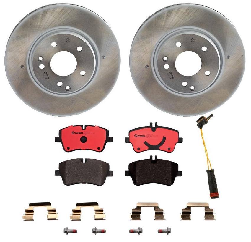 Mercedes Brakes Kit – Brembo Pads and Rotors Front (300mm) (Ceramic) 203421051264 – Brembo 1541515KIT