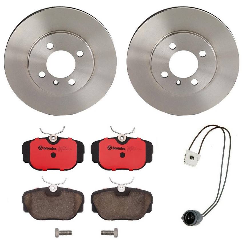 BMW Land Rover Brake Kit – Pads and Rotors Front (260mm) (Ceramic) SFP500130 – Brembo 1541586KIT