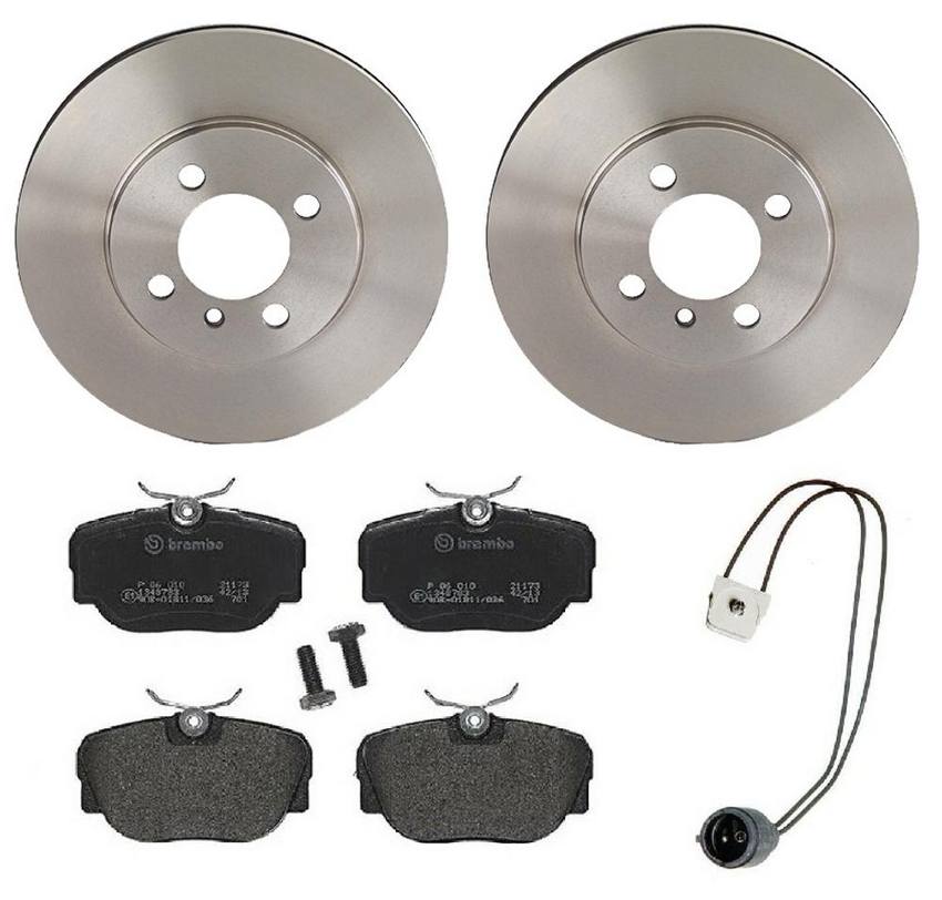 BMW Land Rover Brake Kit – Pads and Rotors Front (260mm) (Low-Met) SFP500130 – Brembo 1541612KIT