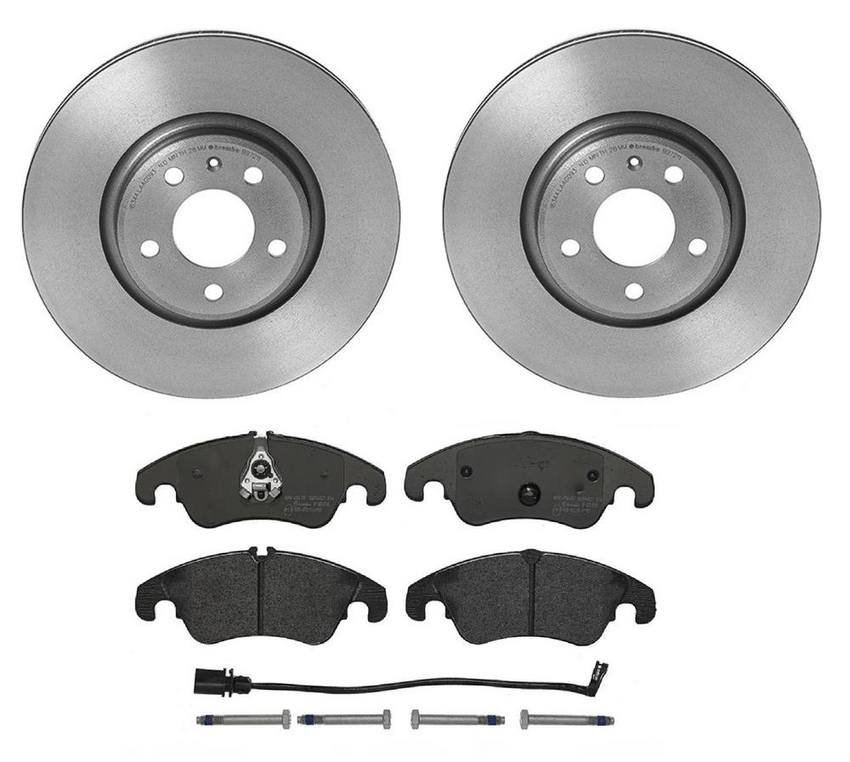 Audi Brake Kit – Pads and Rotors Front (320mm) (Low-Met) 8R0698151A – Brembo 1541639KIT