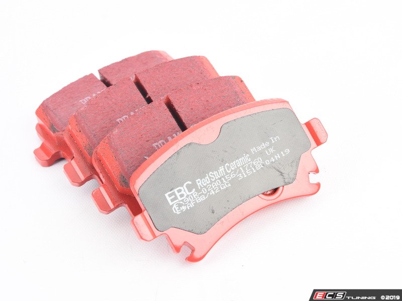 Front & Rear Brake Pad Kit - EBC RedStuff