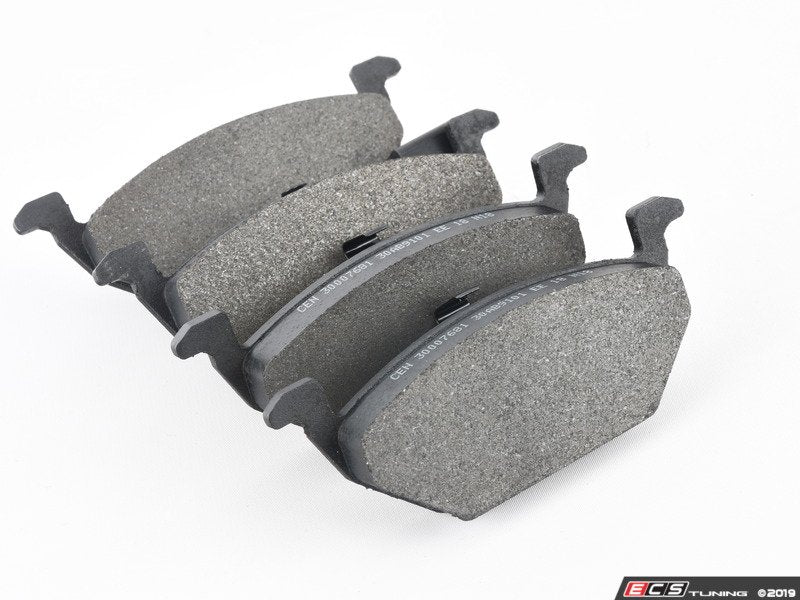 Premium Semi-Metallic Front Brake Pad Set