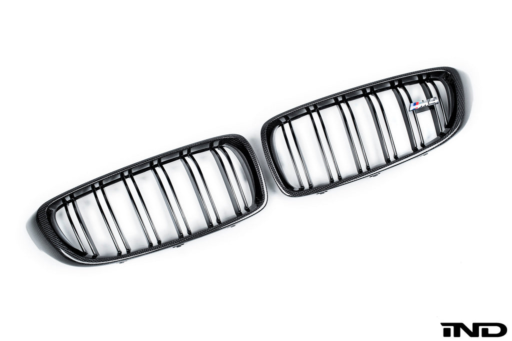 IND F8X M3 / M4 Carbon Grille Set