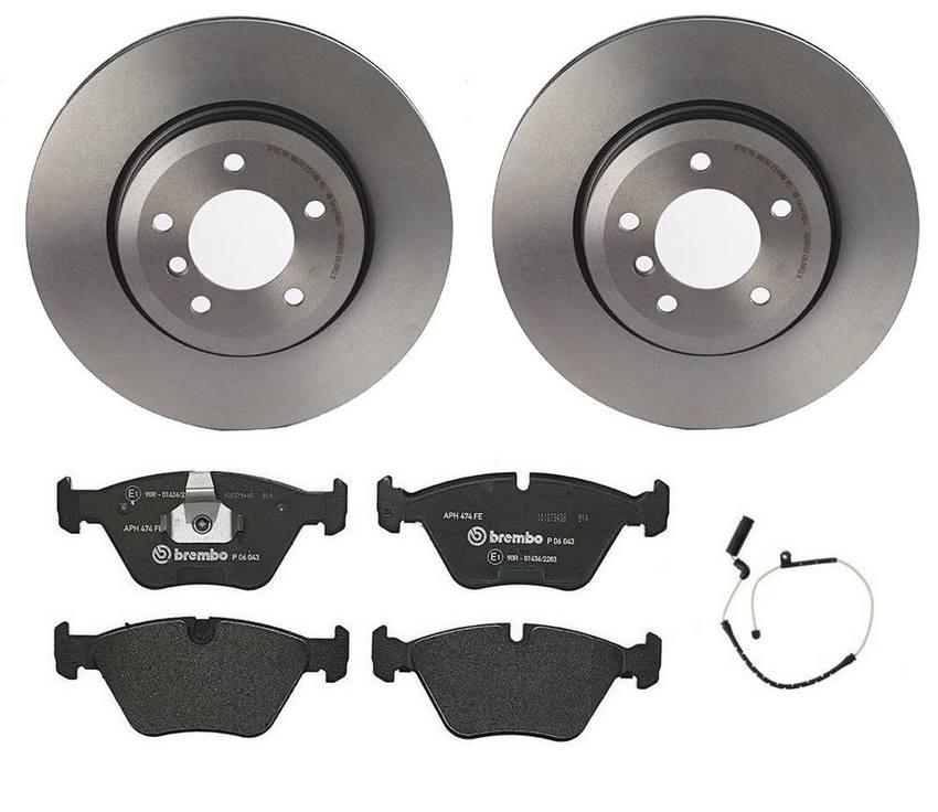 BMW Brembo Brake Kit – Pads and Rotors Front (325mm) (Low-Met) 34357836795 – Brembo 1548851KIT