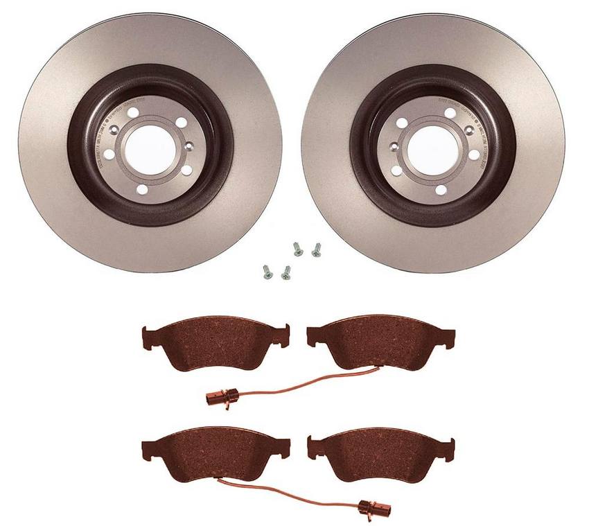 Brembo Brake Pads and Rotors Kit – Front (360mm) (Ceramic)