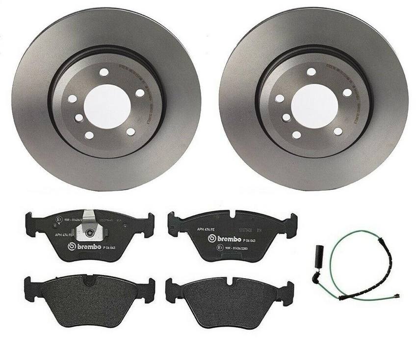 BMW Brembo Brake Kit – Pads and Rotors Front (325mm) (Low-Met) 34356751311 – Brembo 1548863KIT