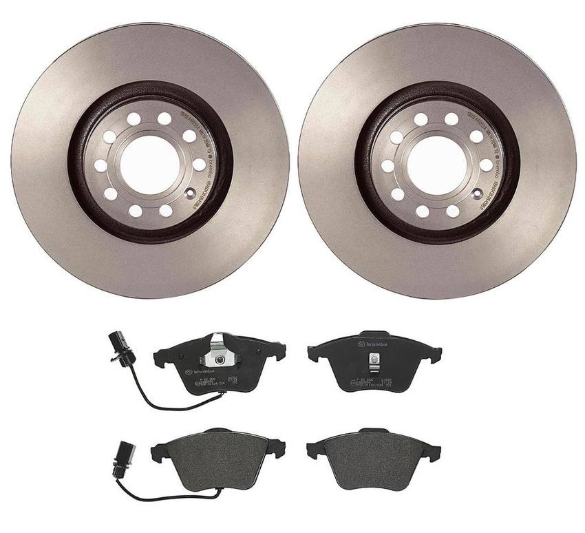 Brembo Brake Pads and Rotors Kit – Front (320mm) (Low-Met)