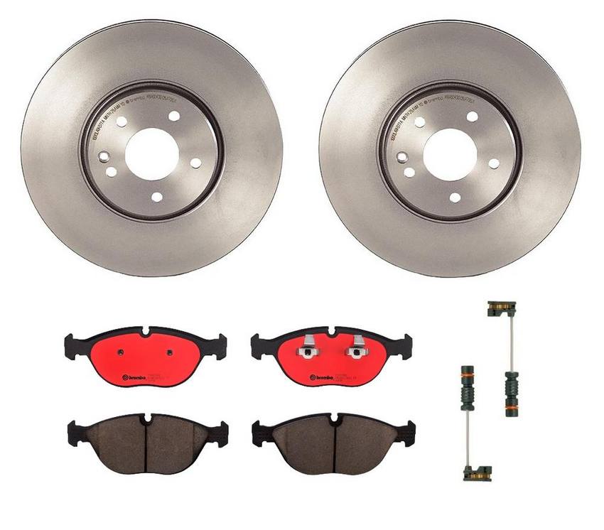 Brembo Brake Pads and Rotors Kit – Front (330mm) (Ceramic)