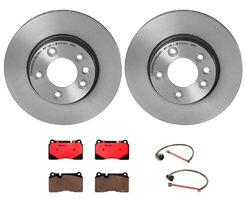 VW Brakes Kit – Brembo Pads and Rotors Front (330mm) (Ceramic) 7P6698151F – Brembo 1549011KIT