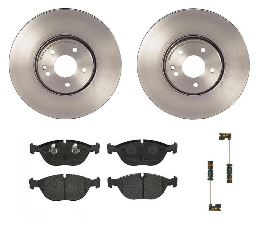 Mercedes Brakes Kit – Brembo Pads and Rotors Front (330mm) (Low-Met) 8N0698151D – Brembo 1549013KIT