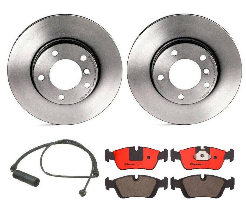 BMW Brembo Brake Kit – Pads and Rotors Front (286mm) (Ceramic) 34351181338 – Brembo 1549157KIT