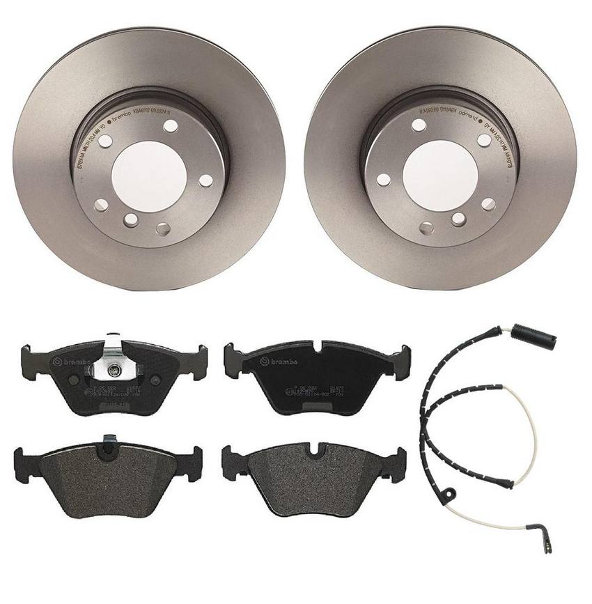 BMW Brembo Brake Kit – Pads and Rotors Front (296mm) (Low-Met) 34352229018 – Brembo 1549173KIT