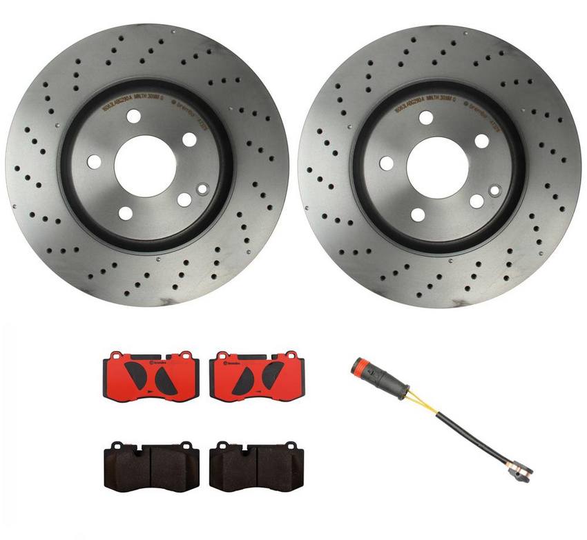 Brembo Brake Pads and Rotors Kit – Front (335mm) (Ceramic)