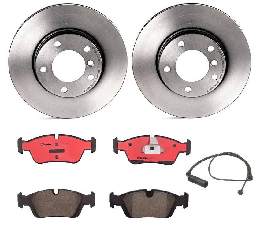 Brembo Brake Pads and Rotors Kit – Front (286mm) (Ceramic)