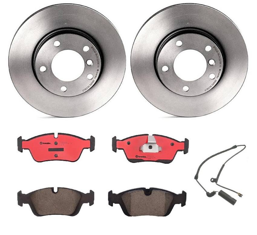 Brembo Brake Pads and Rotors Kit – Front (286mm) (Ceramic)