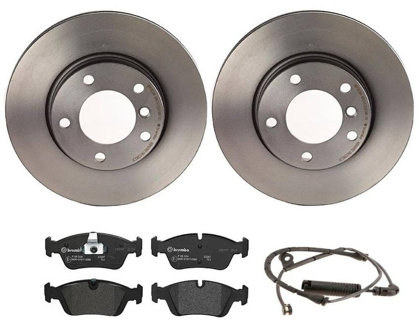 Brembo Brake Pads and Rotors Kit – Front (286mm) (Low-Met)