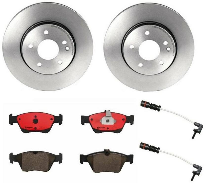 Brembo Brake Pads and Rotors Kit – Front (288mm) (Ceramic)