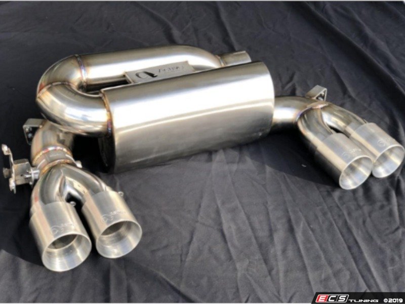 Signature Performance Rear Exhaust System - Brushed Silver Tips