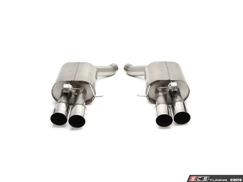 Stainless Axle-Back Exhaust - Polished Tips