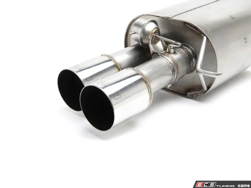 Stainless Axle-Back Exhaust - Polished Tips