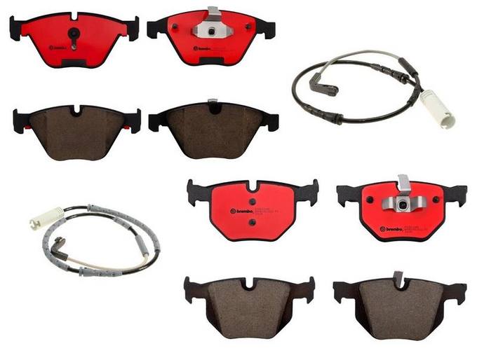 Brembo BMW Brakes Kit – Pads Front and Rear (Ceramic) 34356789445 – Brembo 1552412KIT