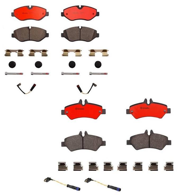 Mercedes Sprinter Brembo Brake Pads Kit –  Front and Rear (Ceramic) – Brembo 1552748KIT