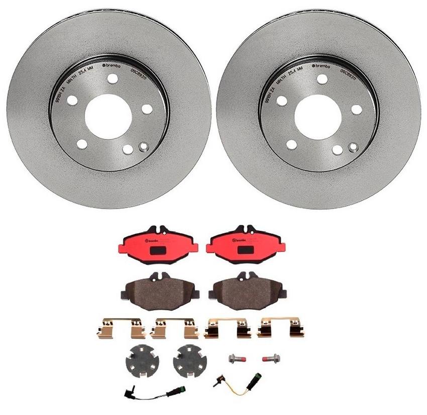 Brembo Brake Pads and Rotors Kit – Front (295mm) (Ceramic)