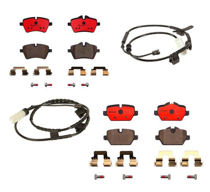 Mini Brembo Brake Pads Kit –  Front and Rear (Ceramic) 34359804834 – Brembo 1555137KIT