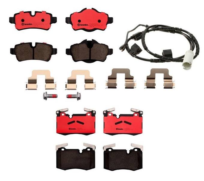 Mini Brembo Brake Pads Kit –  Front and Rear (Ceramic) 34356792572 – Brembo 1555201KIT