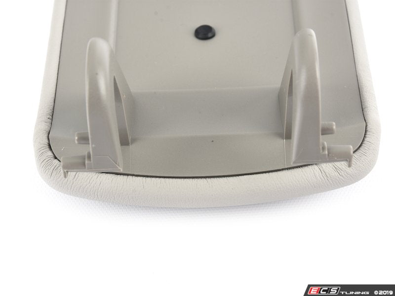 Center Armrest Lid - Pearl Nappa Leather - Light Platinum (Grey)