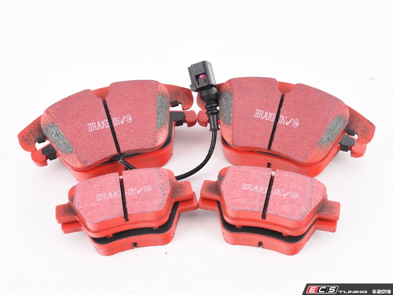 Front & Rear Brake Pad Kit - EBC RedStuff