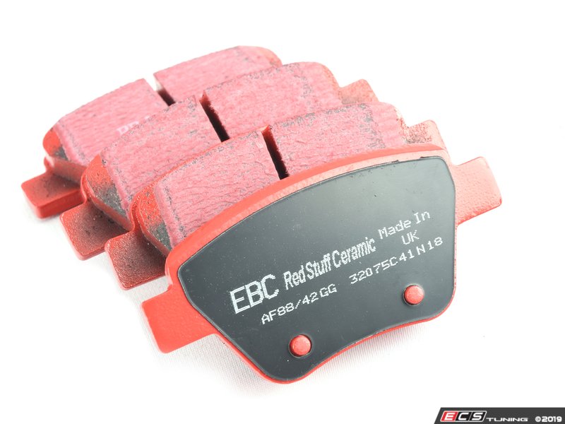 Front & Rear Brake Pad Kit - EBC RedStuff