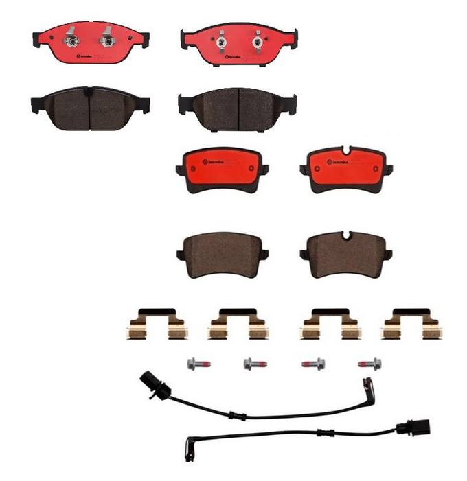 Audi Brembo Brake Kit – Pads Front and Rear (Ceramic) 4H0698451M – Brembo 1557610KIT