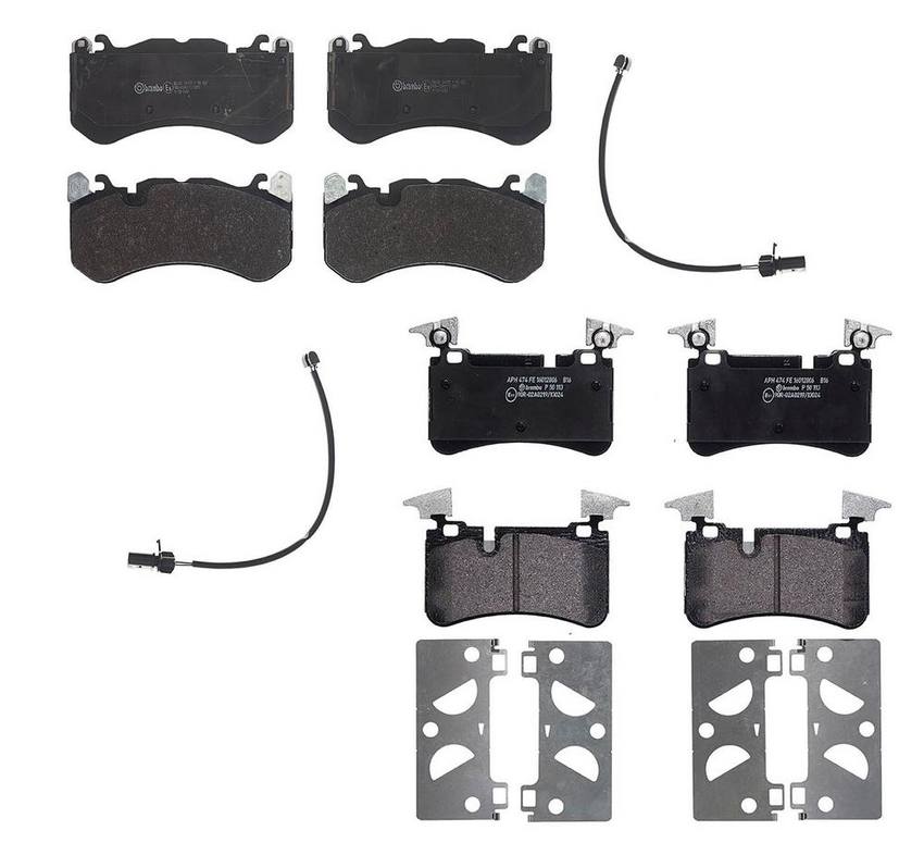 Brembo Disc Brake Pads Kit – Front and Rear (Low-Met)