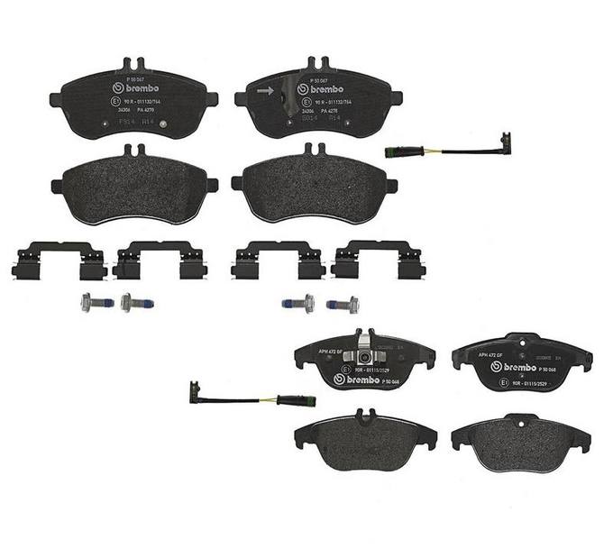 Mercedes Brakes Kit – Brembo Pads Front and Rear (Low-Met) 2115401717 – Brembo 1557912KIT