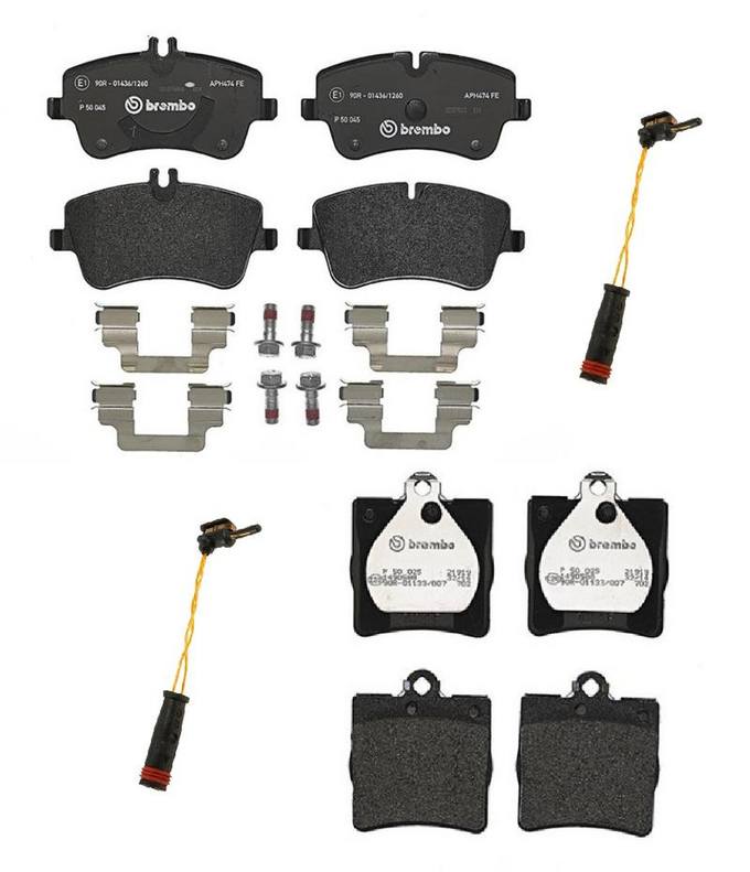 Brembo Brake Pads Kit –  Front and Rear (Low-Met)