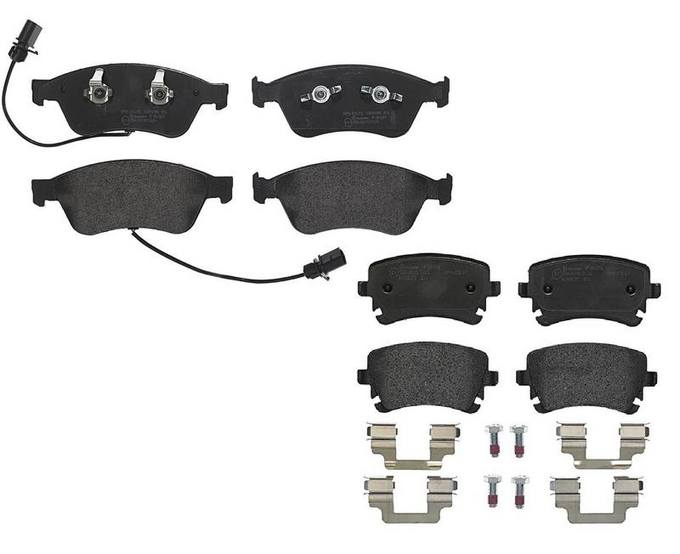 Audi Brembo Brake Kit – Pads Front and Rear (Low-Met) 8E0698451P – Brembo 1558194KIT