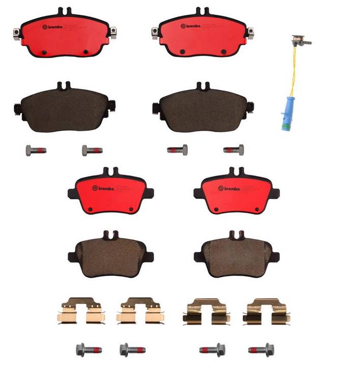 Mercedes Brakes Kit – Brembo Pads Front and Rear (Ceramic) 1695401617 – Brembo 1558245KIT