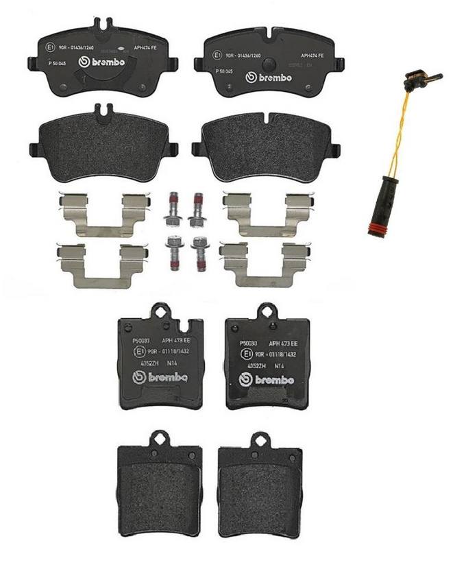 Brembo Brake Pads Kit –  Front and Rear (Low-Met)