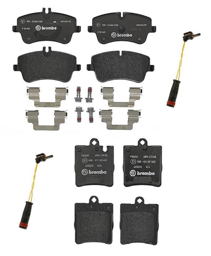 Brembo Brake Pads Kit –  Front and Rear (Low-Met)