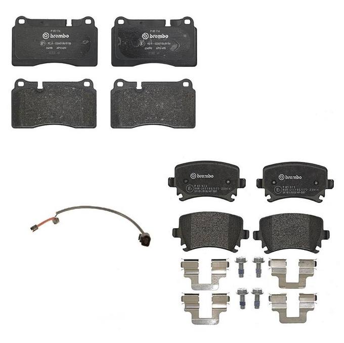 Audi Brembo Brake Kit – Pads Front and Rear 8J0698151K – Brembo 1558312KIT