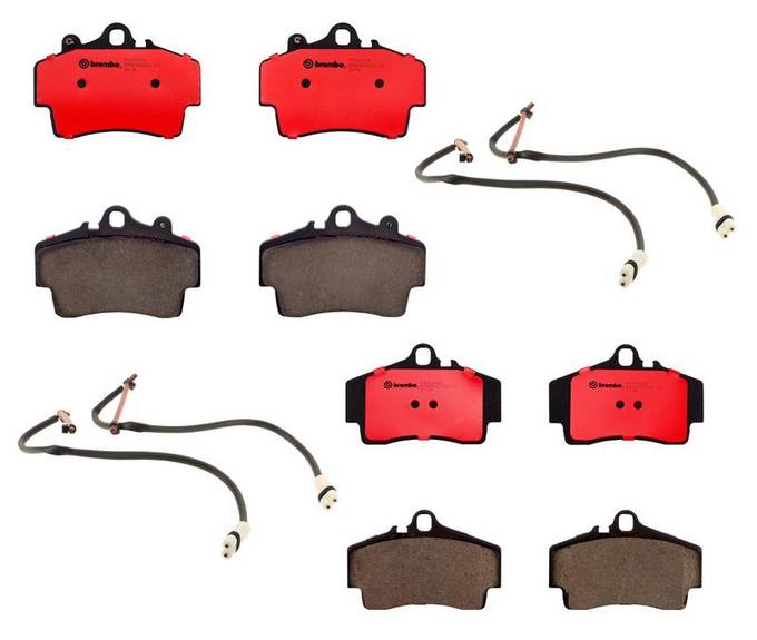 Porsche Brakes Kit – Brembo Pads Front and Rear (Ceramic) 99661236500 – Brembo 1559880KIT