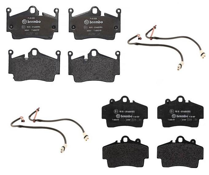 Brembo Brake Pads Kit –  Front and Rear (Low-Met)