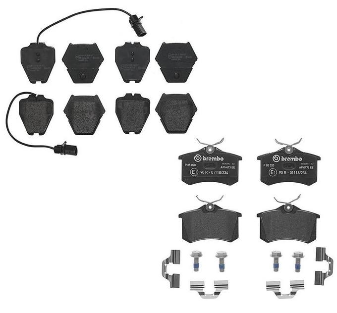 Brembo Brake Pads Kit –  Front and Rear (Low-Met)