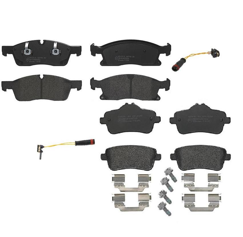 Brembo Brake Pads Kit –  Front and Rear (Low-Met)