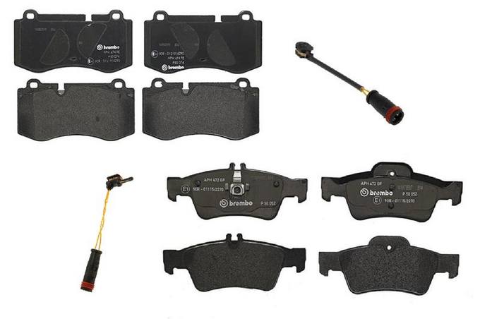 Brembo Brake Pads Kit –  Front and Rear (Low-Met)